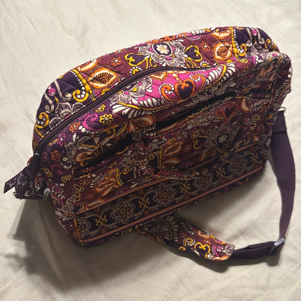 Vera Bradley Laptop Bag | Safari Sunset | Retired Print